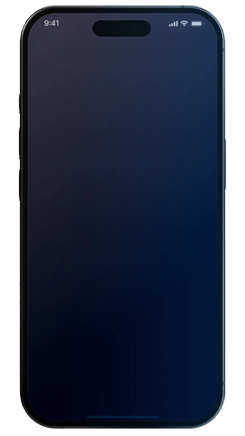 Interfaz móvil de Meridalis App